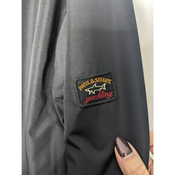 Paul & Shark Yachting Black Puffer Windbreaker Men's EMW Protection Size 2XL - Picture 14 of 15